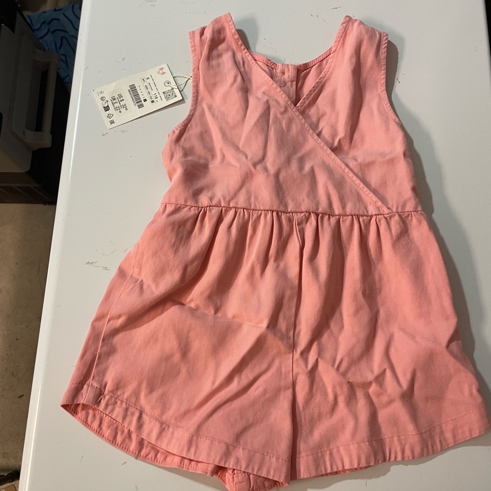 Zara Kids Pink Sleeveless Romper - Picture 3 of 5